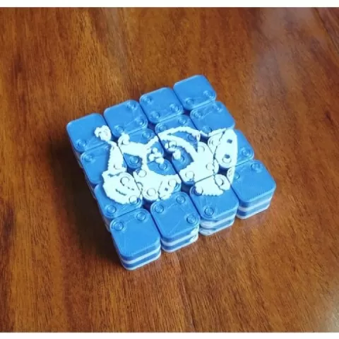 Dancing cubes by Justin Lin