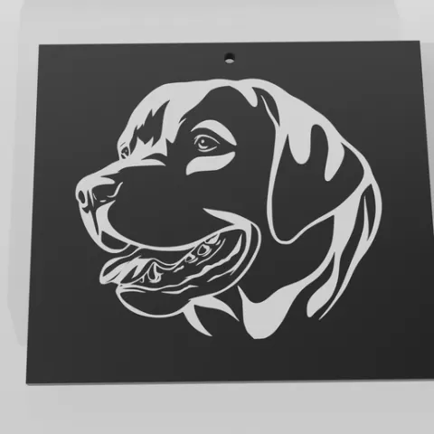 Rotweiller Decor Dog - Keychain Multicolor