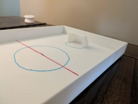 Table top hockey rink