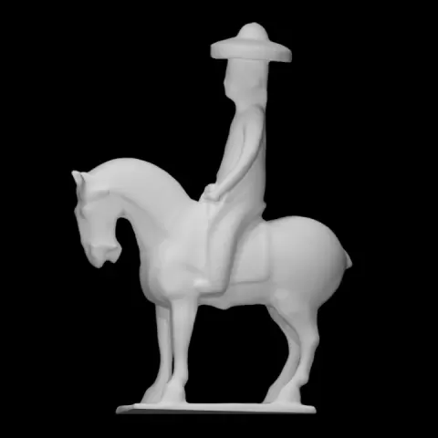 Chinese Equestrian figure (female) by Mount Holyoke College Art Museum