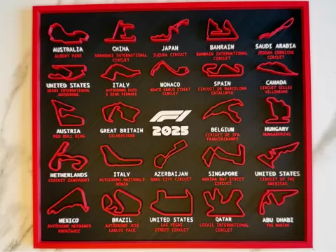 2025 Formula 1 Calendar