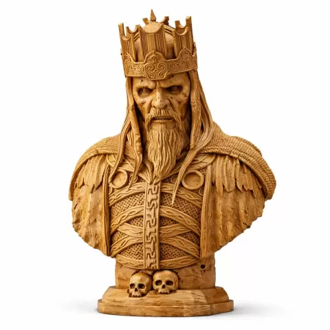 King of the Dead bust LOTR Lord of the Rings - Canadian