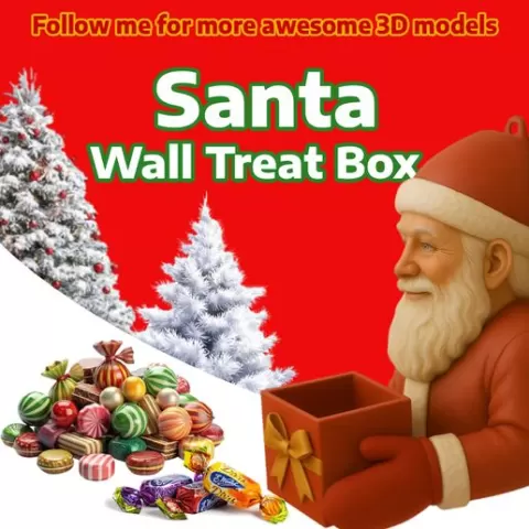 Santa Wall Treat Box