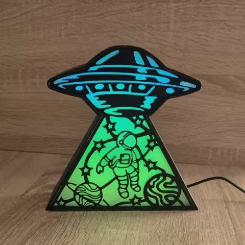 UFO Abduction LED Lamp