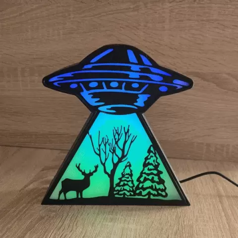 UFO Abduction LED Lamp