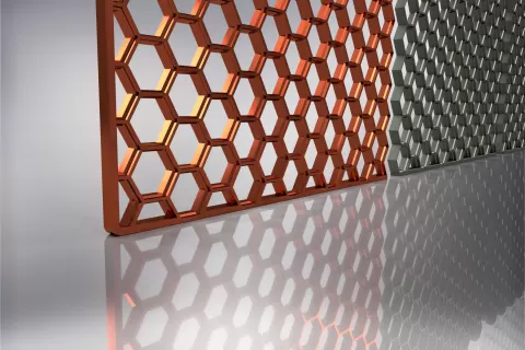 Framed HSW - 5 Sets - Honeycomb Storage Wall