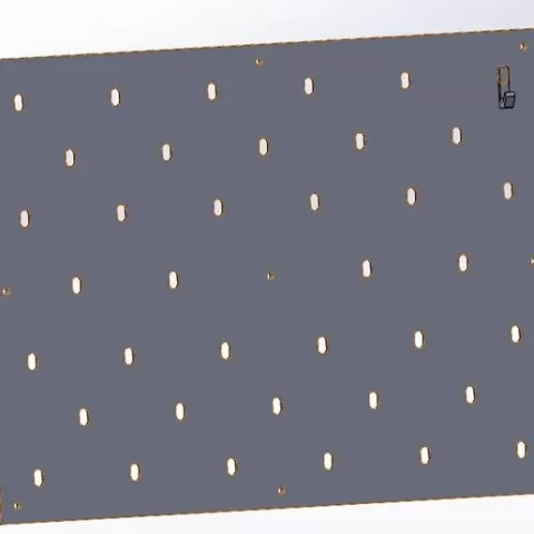 Pegboard Starter Kit | Pegboard Panel + Hook (STL)