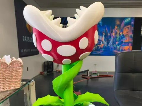 Piranha Plant Large Coin Slide Bank