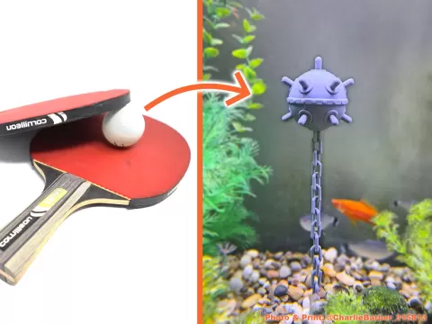 Floating Aquarium mine - no support, no glue, no fasteners