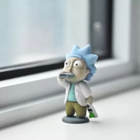 Drunk Tiny Rick - 3D files by 3D Print Guy