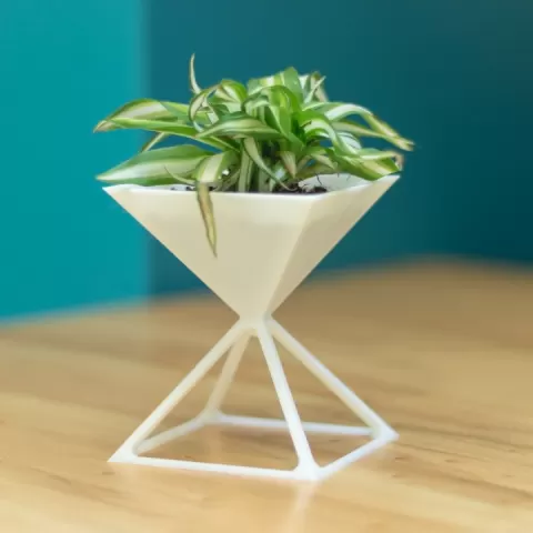 Pyramid - Flower Pot by Clement C.