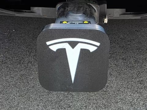 Model X Tow Hitch Cover with Swappable Plates