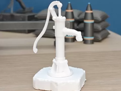 Hand Water Pump – Historical Diorama