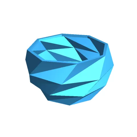 Low poly planter - Printdemon