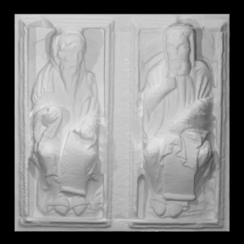 Obadiah and Saint Thomas from the Door of Forgiveness by Pablo Aparicio Resco