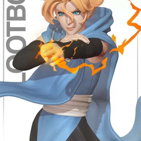 Wandering Elemental Scholar by Nomnom Figures