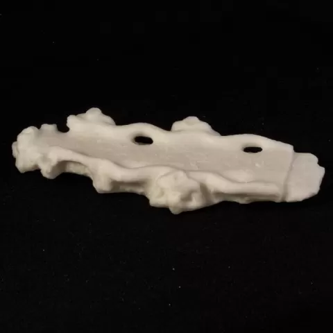 Table decorated with serpents and deities bearing vessels spouting streams of water by Scan The World
