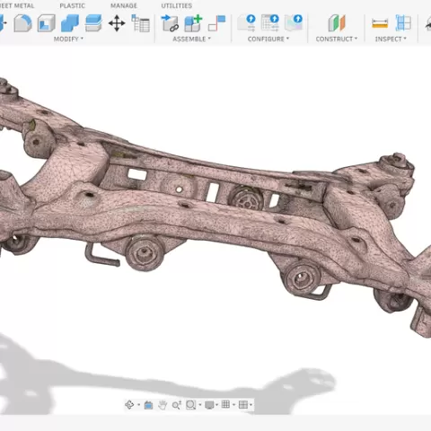 Genesis Coupe Subframe 3D SCAN