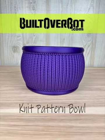 Knit Pattern Bowl