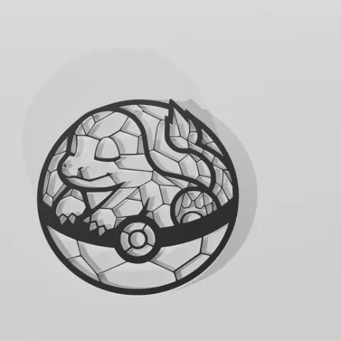 Charmander Pokemon - Keychain Onecolor