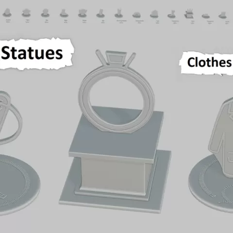 Emoji Statues – Clothes Full Collection