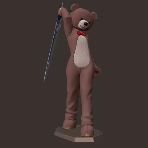 Fluffly Bear Suit Stellar Blade for 3D printing