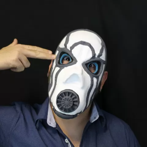 borderlands Psycho Wearable Mask by Patrick Andrus