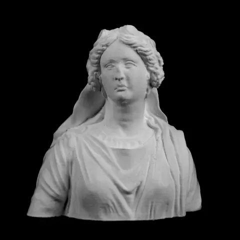Bust of a Woman : Ariadne at The Louvre, Paris by Scan The World