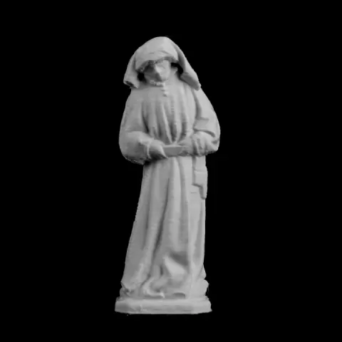 Statuette from The Mourners at the Musée des Beaux-Arts in Dijon, France by Scan The World