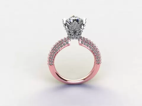 Engagement Ring E10 - Jeweler Modeller