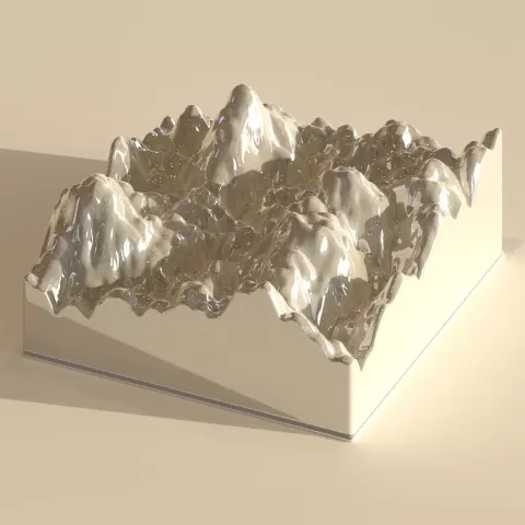 Desk decor terrain - XP3Design