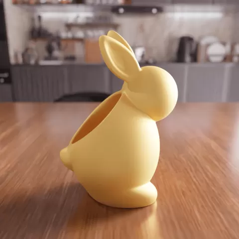 Bunny Container - Easter Desk Organizer