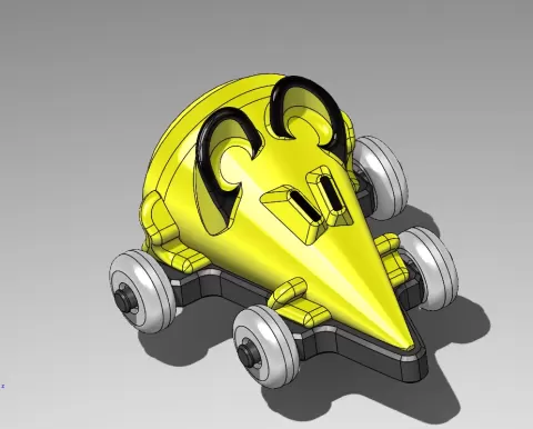 Mouse Car Max - SjakiePrints
