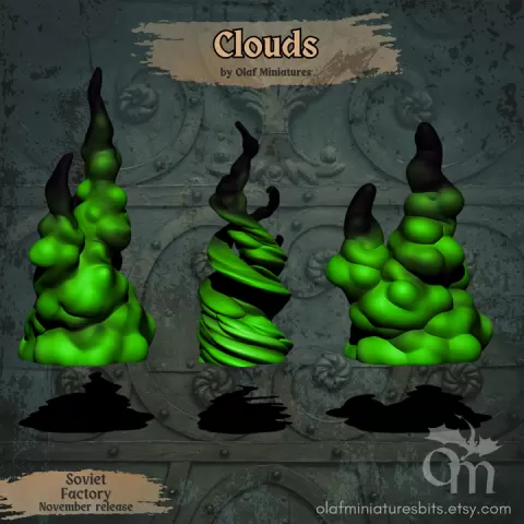 Clouds by Olaf Miniatures Bits