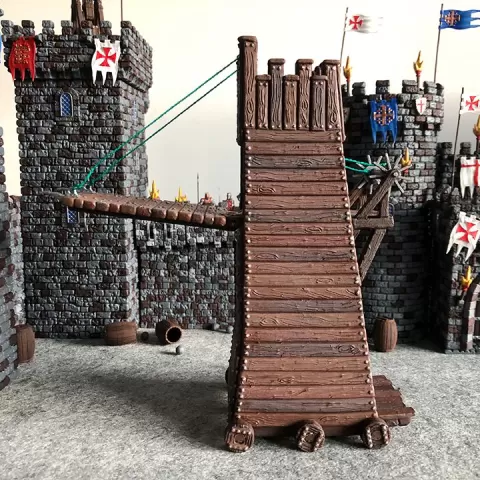 Siege machine Tower by ARTMARKEVYCH