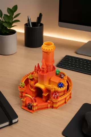 Fantasy Castle Dice Tower