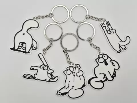 Simon's Cat Keychain (Remix)