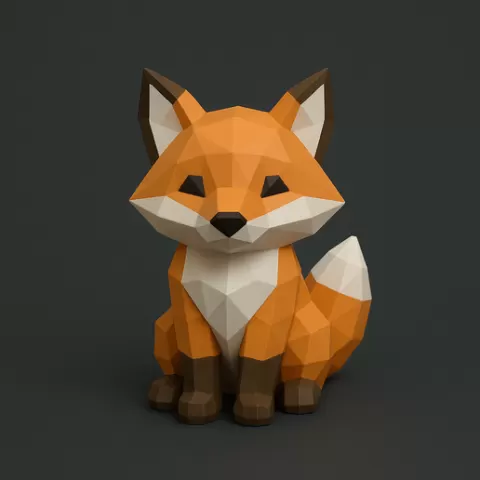 Fox Low Poly Fox Low Poly
