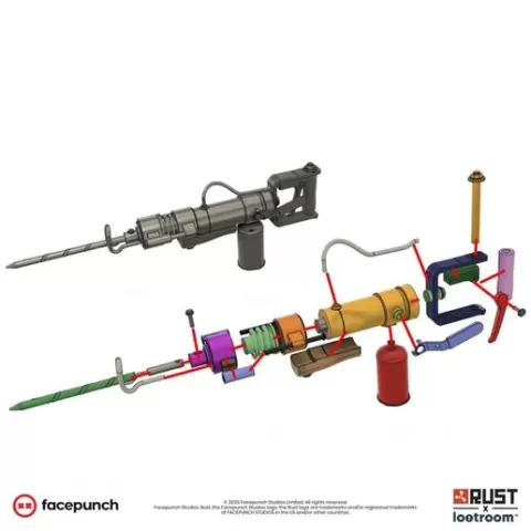 Rust Jackhammer 3D STL Files