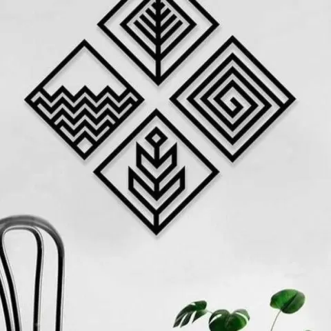 line type wall art - Danu Pubudu