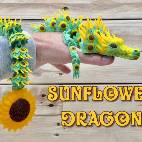Sunflower Dragon by ENIQUE3D