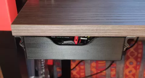 Standing desk drawer