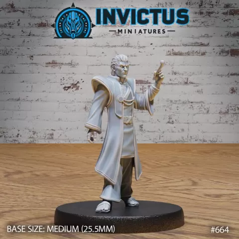 Ninja Clan Chief / Galactic Covert Agent / Martial Art Warrior / Japanese Space Tribe / Cosmic Wars Army / Star Battle Male Samurai / Cyberpunk Shinobi Master / Evil Fighter / Sci-Fi Encounter by Epic-Miniatures