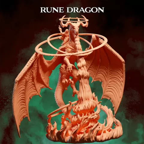 Rune Dragon by Dillon Olney