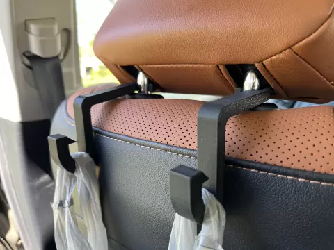 Car Seat Headrest Hook/Hanger, Barbed Edition