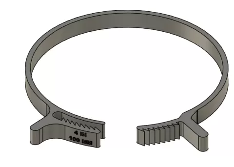 100mm (4in) Hose Clamp (More Sizes Added)