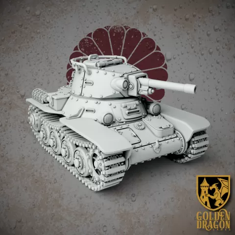 Empire of Japan - Type 89 Ke-Ni Armored Vehicle by Golden Dragon Games