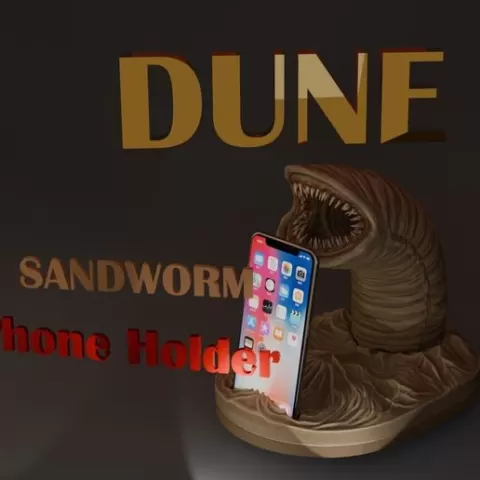 DUNE Sandworm Phone Stand
