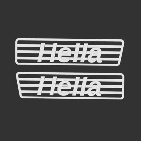Golf mk2 Cache clignotant Hella - Plastique Studio