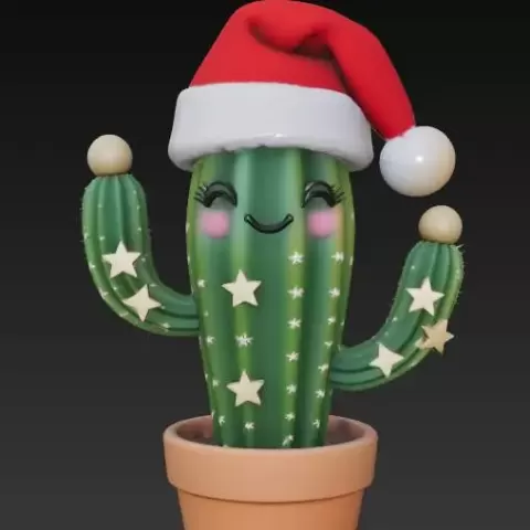 christmas cactus - Brainbits3D
